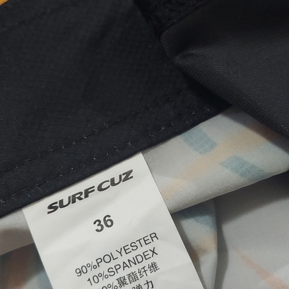 SURF CUZ Men's Beach Short 4-Way Stretch - Picture 7 of 7